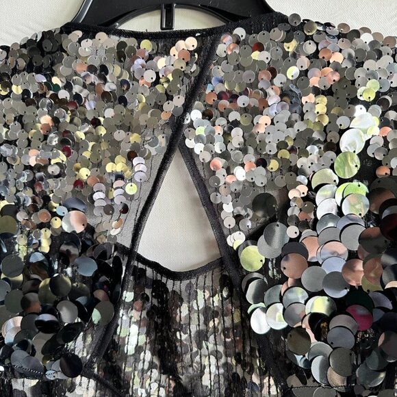 NWOT Free People x Intimately WOMEN'S BODYSUIT M S Main Character sequins LACE - Picture 12 of 15